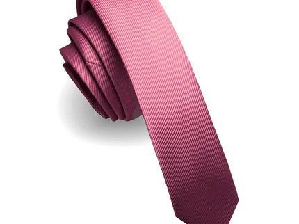 pink mens skinny silk tie